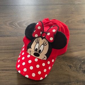 Disney Minnie Mouse Red Polka Dot Ears Hat